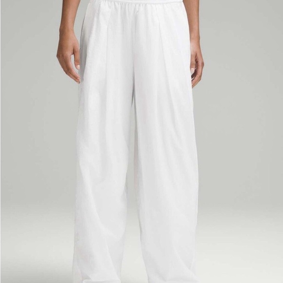 Mid Rise Lightweight Tennis Track Pants - Full Length - Picture 2 of 8